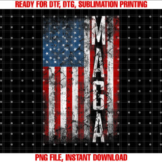 Vintage Grunge Maga American Flag Lover Funny Gifts T-shirt