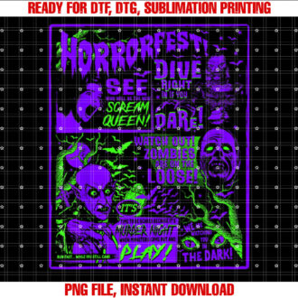 Vintage Halloween Classic Horror Movie Horrorfest T-shirt