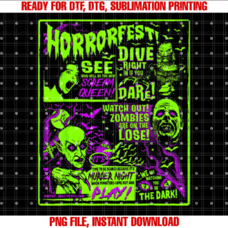 Vintage Horrorfest Halloween Movie Old Time Horror T-shirt