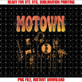 Vintage Motown Music Detroit Funk Groovy T-shirt