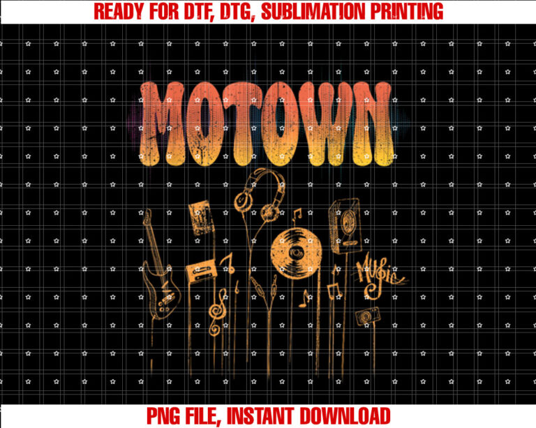 Vintage MOTOWN Music Detroit Funk Groovy T-shirt