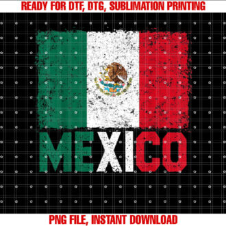 Vintage Mexico Mexican Flag Pride Graphic Design T-shirt