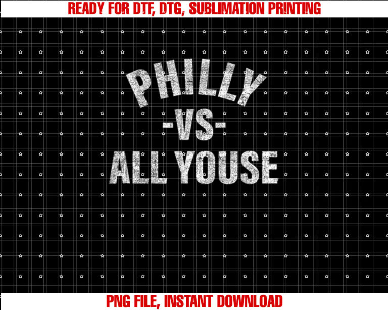 Vintage Philly vs All Youse Funny Philadelphia slang retro T-shirt