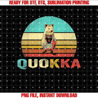 Vintage Quokka Sunset T-shirt