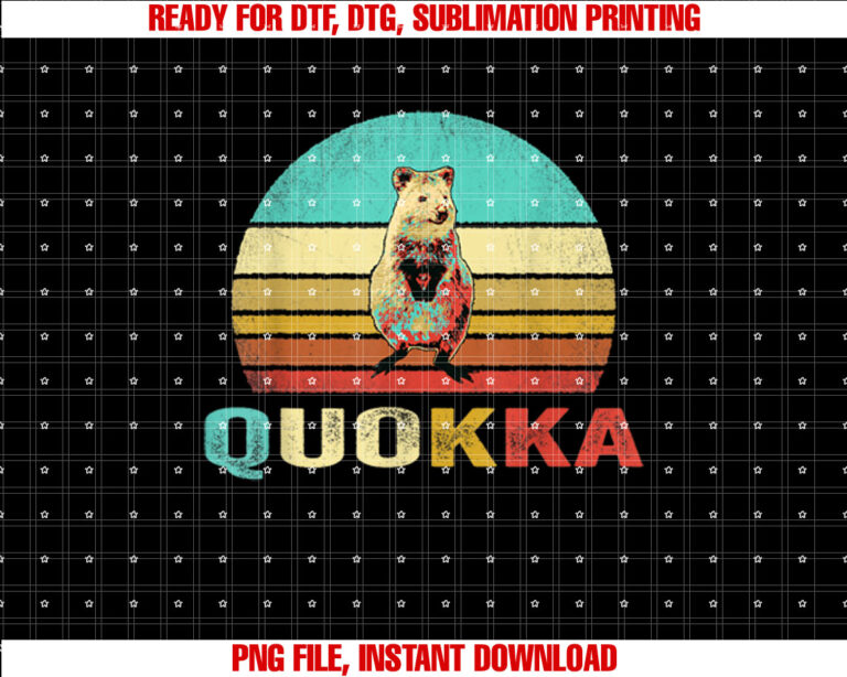 Vintage Quokka Sunset T-shirt