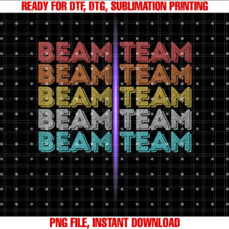 Vintage Retro Beam Team T-shirt