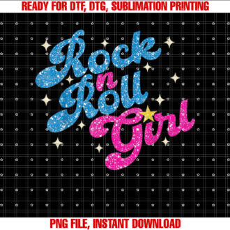Vintage Rock And Roll Girl T-shirt