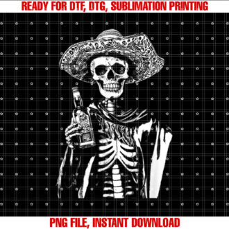 Vintage Skeleton Tequila Mexico Dia De Los Muertos Mexican T-shirt