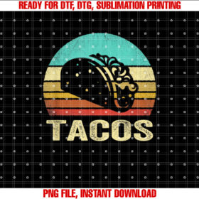 Vintage Tacos Sunset T-shirt