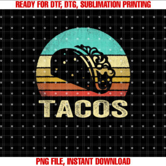 Vintage Tacos Sunset T-shirt