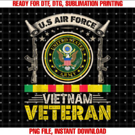 Vintage Us Air Force Vietnam Veteran Usa Flag Veterans Day T-shirt