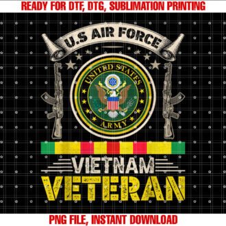 Vintage US Air Force Vietnam Veteran USA Flag Veterans Day T-shirt