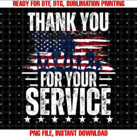 Vintage Veteran Thank You for Your Service  Veterans Day T-shirt