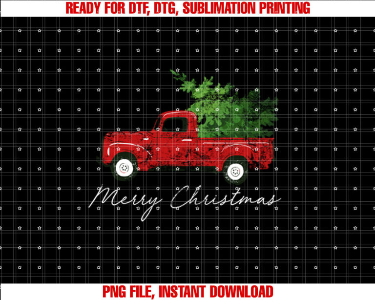 Vintage Wagon Christmas Tree on Truck T-shirt
