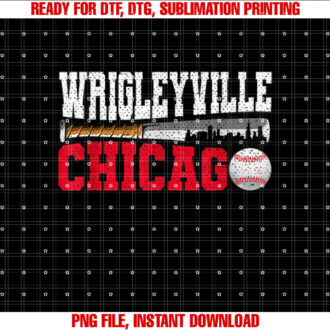 Vintage Wrigleyville Chicago Baseball Lover Men Women T-shirt