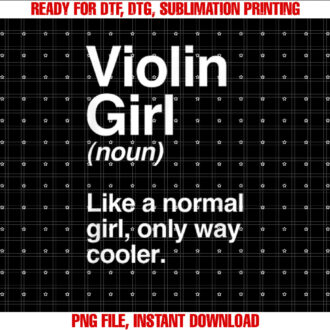 Violin Girl Gift Funny Violin Girl Definition Music T-shirt