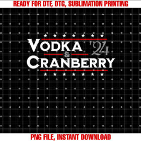 Vodka Cranberry Men Women Vote Funny Political 2025 Election T-shirt
