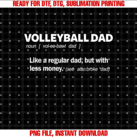 Volleyball Dad for Men Funny Definition Father of Players T-shirt
