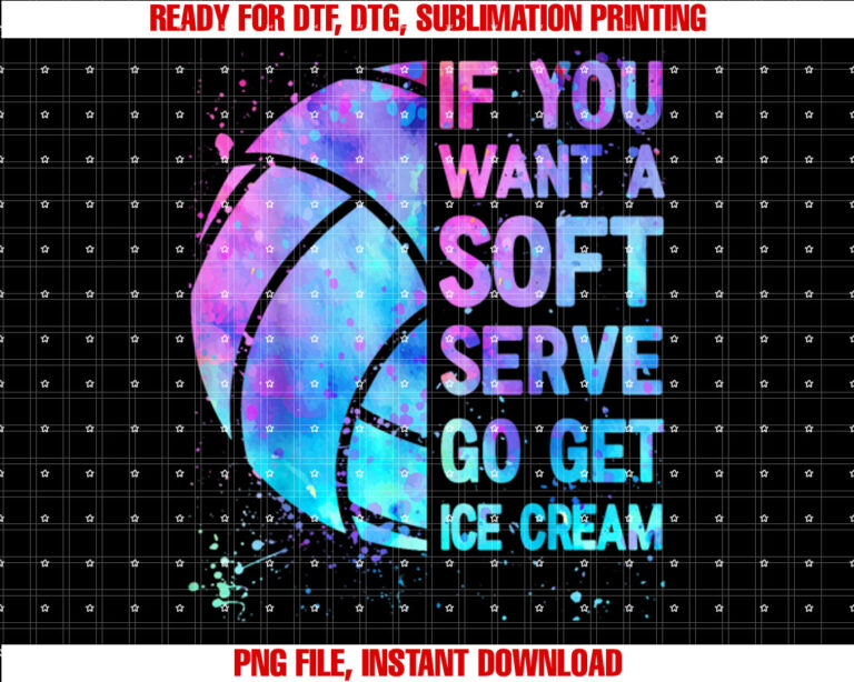 Volleyball T If You Want A Soft Serve Teen Girls Women T-shirt