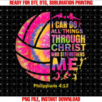 Volleyball t Teen Girls Women Christian Christ Tie Dye T-shirt