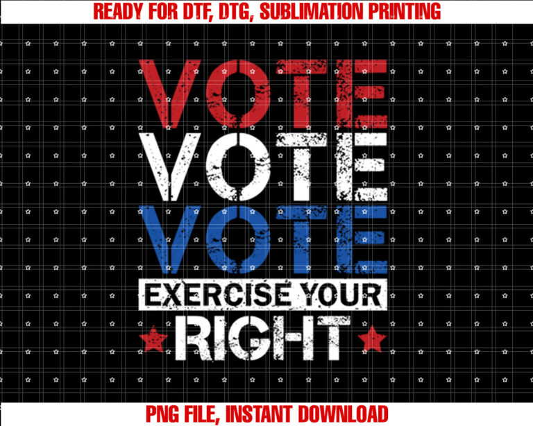 Vote Exercise Your Right Voting Election T-shirt