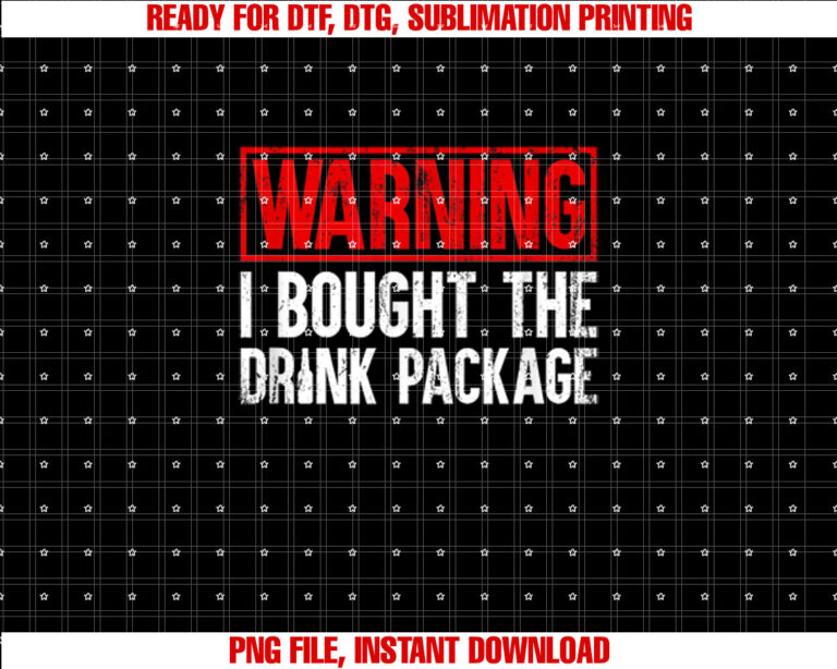 WARNING I bought the Drink Package Funny Cruise Men T-shirt