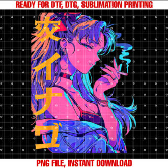 Waifu Anime Horror Girl Aesthetic T-shirt