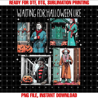 Waiting for Halloween Like T-shirt