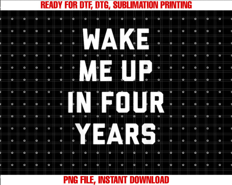 Wake Me Up In Four Years Election Mourning T-shirt