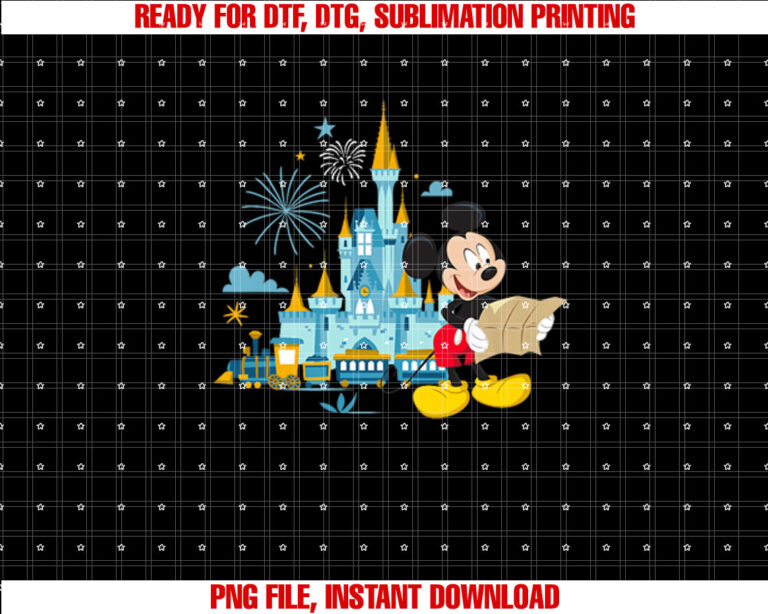 Walt Disney World 50th Anniversary Mickey Magic Castle T-shirt