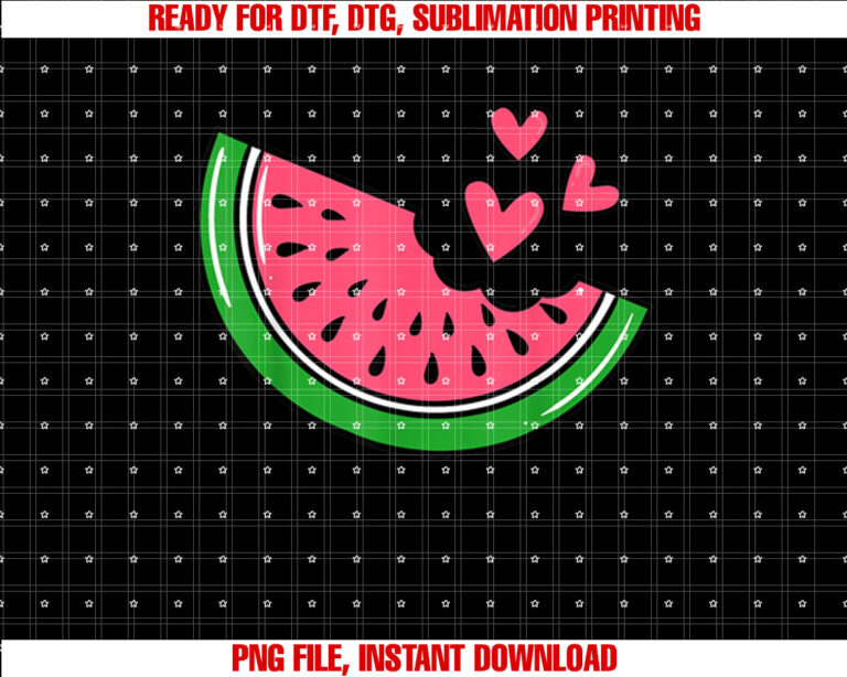 Watermelon Slice Melon Summer Vacation Season Fruit Lovers T-shirt