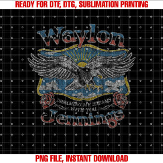 Waylon Jennings Official Merchandise Dreaming My Dreams T-shirt