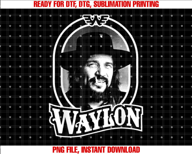 Waylon Jennings Official Merchandise Waylon T-shirt