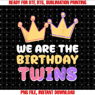 We Are The Birthday Twins Cute Celebrate Twin T-shirt