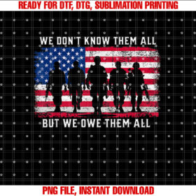 We Dont Know Them All but We Owe Them All Memorial Day T-shirt