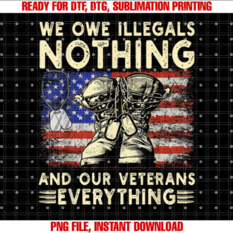 We Owe Illegals Nothing Our Veterans Everything Veteran Day T-shirt