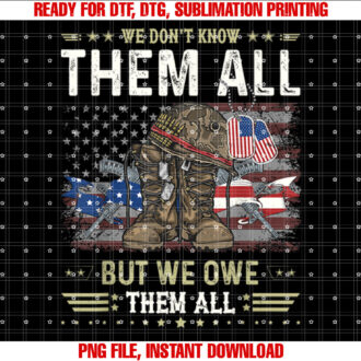 We Owe Them All Partiotic Veterans Day Memorial Day T-shirt