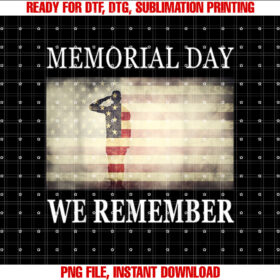 We Remember Salute Military Memorial Day T-shirt