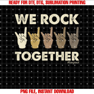 We Rock Together Funny Sign Language T-shirt