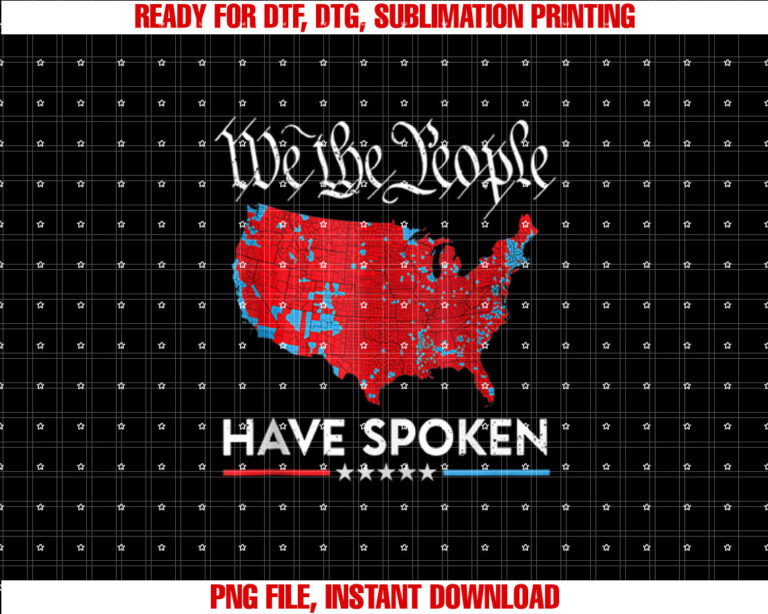 We The People Have Spoken Trump 2025 Election Map T-shirt