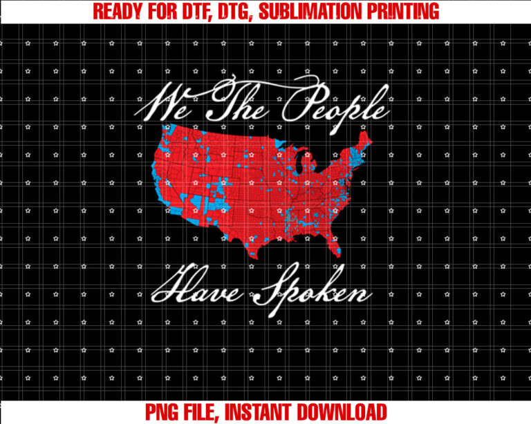 We the People Have Spoken Map of 2025 Election Results MAGA T-shirt