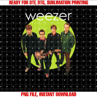 Weezer Green Album Circle T-shirt