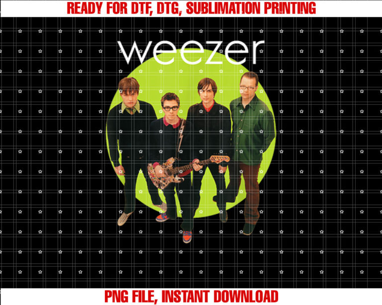 Weezer Green Album Circle T-shirt