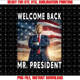 Welcome Back Mr President Donald Trump Inauguration Day 2025 T-shirt