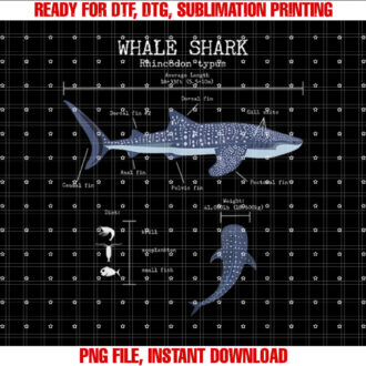 Whale Shark Anatomy Mens Womens Kids Whale Shark T-shirt