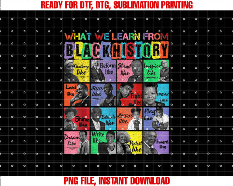 What we learn From History Leaders History Month T-shirt