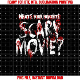 Whats Your Favorite Scary Movie Horror Film T-shirt