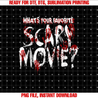 Whats Your Favorite Scary Movie Horror Film T-shirt