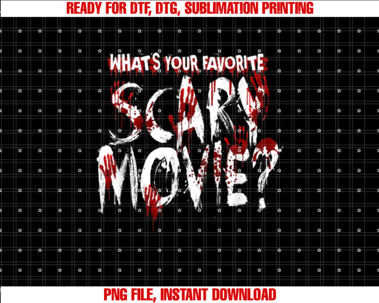 Whats Your Favorite Scary Movie Horror Film T-shirt
