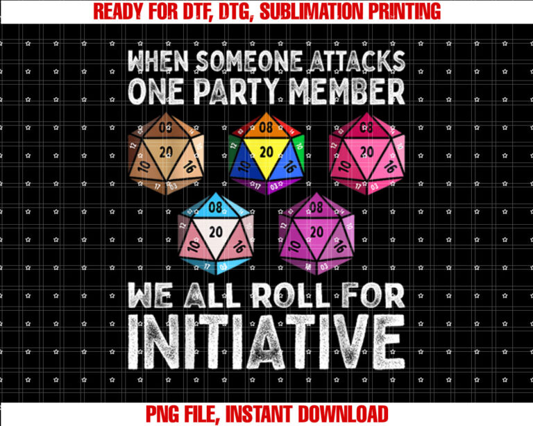 When Someone Attacks One Party Member D20 Dice Lgbtq Ally T-shirt